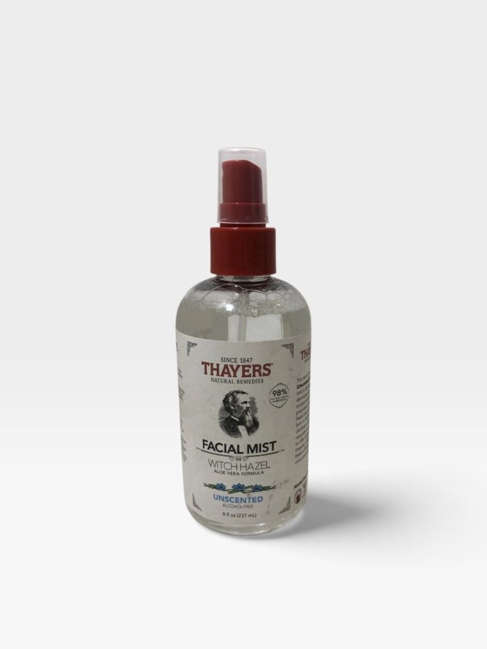 Thayer’s Unscented Witch Hazel Facial Toner – 8 Fl oz (237 mL) – New Sealed